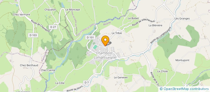 localisation de l'entreprise MONSIEUR ALAIN MITTON  MONTROTTIER