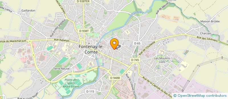 localisation de l'entreprise MONSIEUR ALAIN MOINARD à FONTENAY-LE-COMTE
