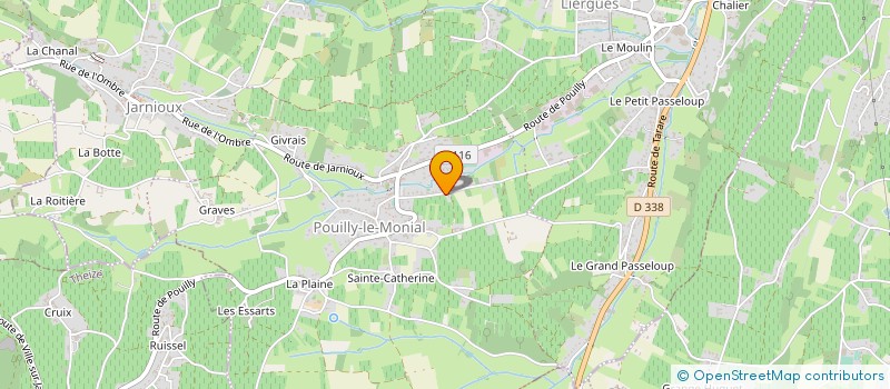 localisation de l'entreprise MONSIEUR ALAIN MOINE à PORTE-DES-PIERRES-DOREES