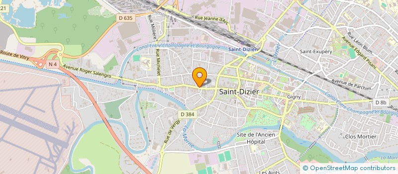 localisation de l'entreprise MONSIEUR ALAIN MOITROT à SAINT-DIZIER