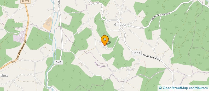 localisation de l'entreprise MONSIEUR ALAIN MOLES  GINDOU