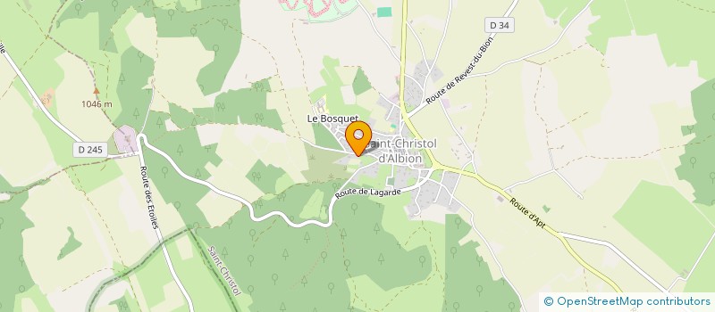 localisation de l'entreprise MONSIEUR ALAIN MOLLAR  SAINT-CHRISTOL