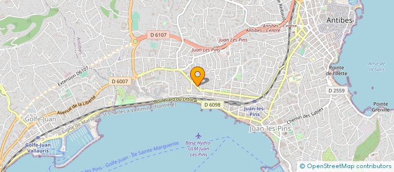 localisation de l'entreprise MONSIEUR ALAIN MOLLARD à ANTIBES