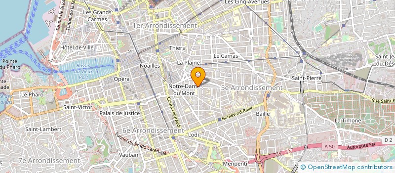 localisation de l'entreprise MONSIEUR ALAIN MOLLO à MARSEILLE
