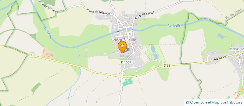localisation de l'entreprise MONSIEUR ALAIN MONCHOT à VIC-SUR-SEILLE