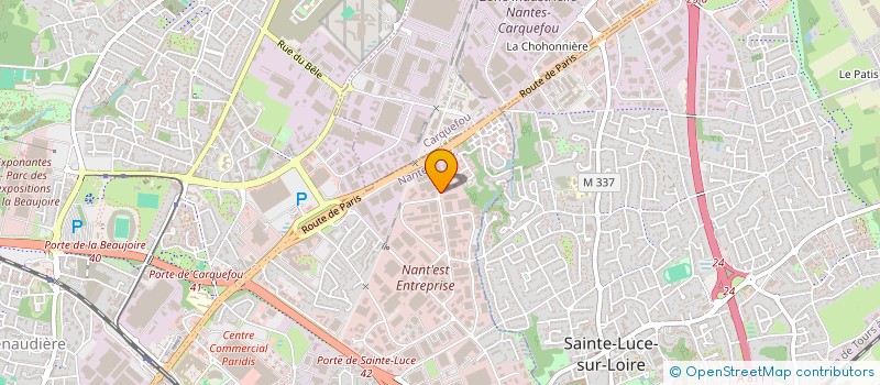 localisation de l'entreprise MONSIEUR ALAIN MONJARRET à NANTES