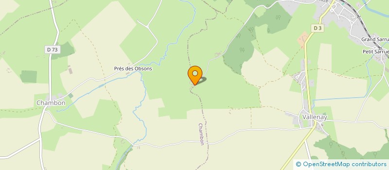 localisation de l'entreprise MONSIEUR ALAIN MONMASSON  VALLENAY