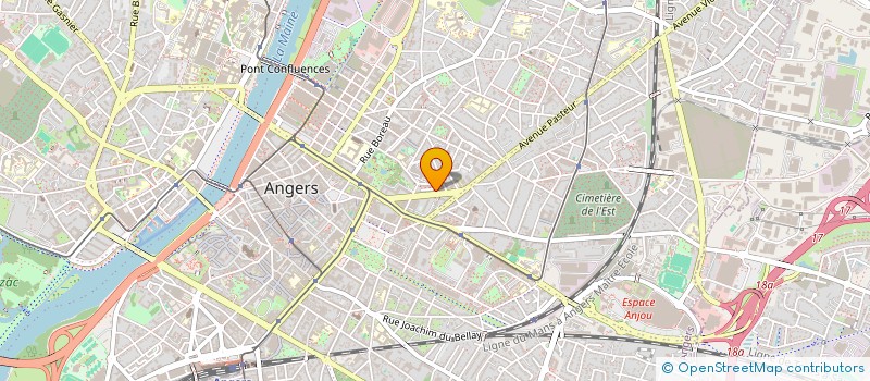 localisation de l'entreprise MONSIEUR ALAIN MONNIER à ANGERS