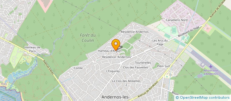 localisation de l'entreprise MONSIEUR ALAIN MONPONTET  ANDERNOS-LES-BAINS