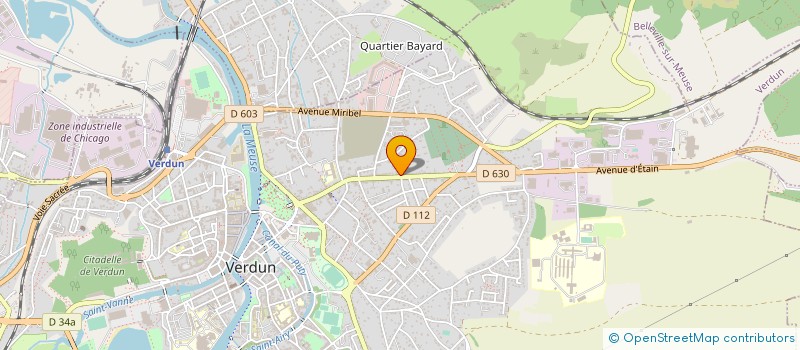localisation de l'entreprise MONSIEUR ALAIN MONTAIGNE à VERDUN