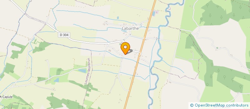 localisation de l'entreprise MONSIEUR ALAIN MONTAUD  ORNEZAN