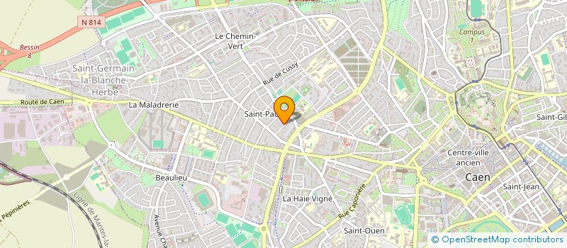 localisation de l'entreprise MONSIEUR ALAIN MONTCHAMP à CAEN