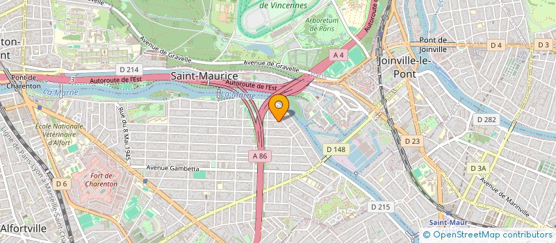 localisation de l'entreprise MONSIEUR ALAIN MONTEIL à MAISONS-ALFORT