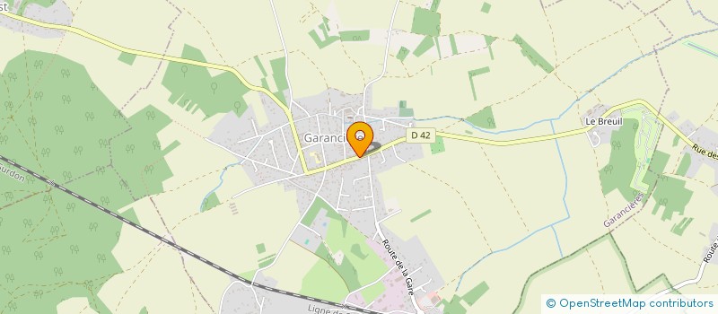 localisation de l'entreprise MONSIEUR ALAIN MONTFORT  GARANCIERES