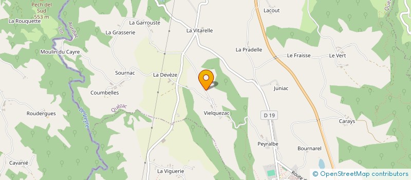 localisation de l'entreprise MONSIEUR ALAIN MONTILLET à SAINT-JULIEN-DE-TOURSAC