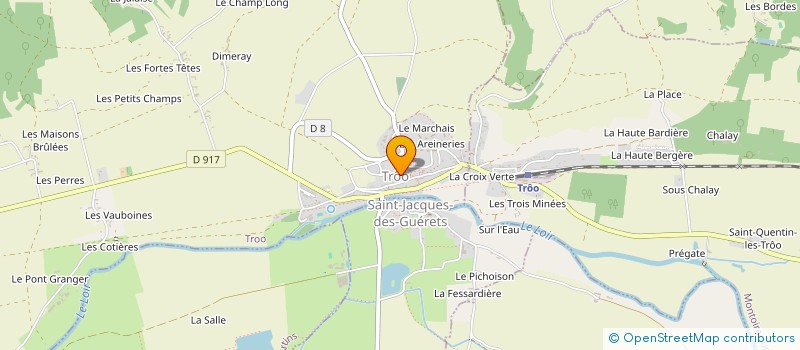 localisation de l'entreprise MONSIEUR ALAIN MONTILLOT à TROO