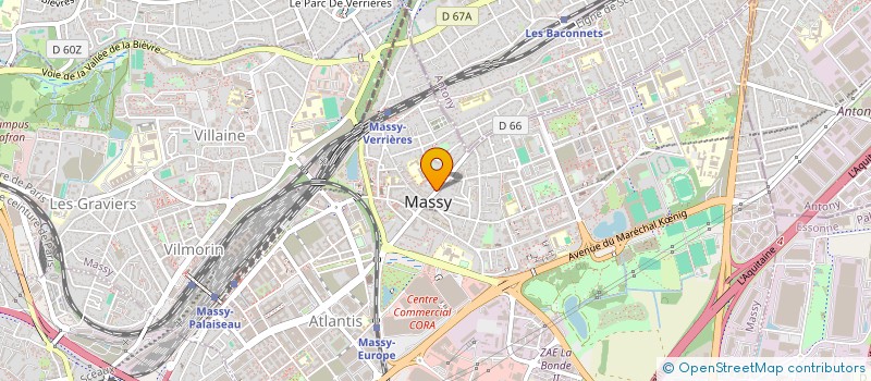 localisation de l'entreprise MONSIEUR ALAIN MORANDI à MASSY
