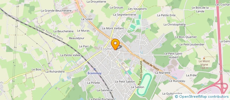 localisation de l'entreprise MONSIEUR ALAIN MORCHOISNE à ECOMMOY