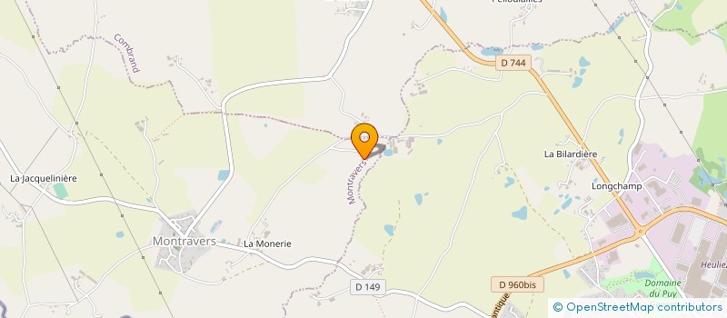 localisation de l'entreprise MONSIEUR ALAIN MOREAU  MONTRAVERS