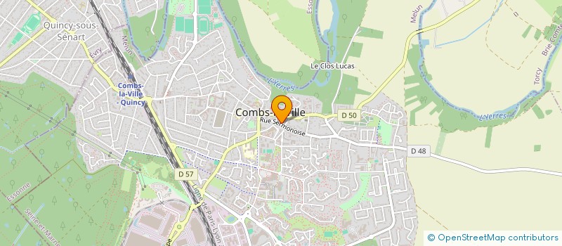 localisation de l'entreprise MONSIEUR ALAIN MOREAU  COMBS-LA-VILLE