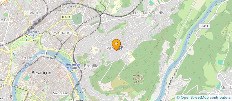 localisation de l'entreprise MONSIEUR ALAIN MOREL  BESANCON