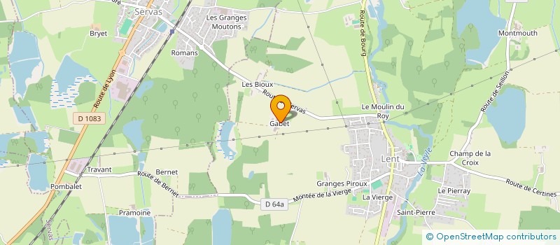 localisation de l'entreprise MONSIEUR ALAIN MOREL  LENT