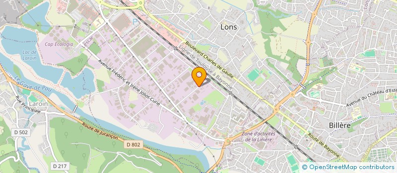 localisation de l'entreprise MONSIEUR ALAIN MORENO  LONS