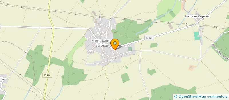 localisation de l'entreprise MONSIEUR ALAIN MORICE  MONT-SAINT-SULPICE