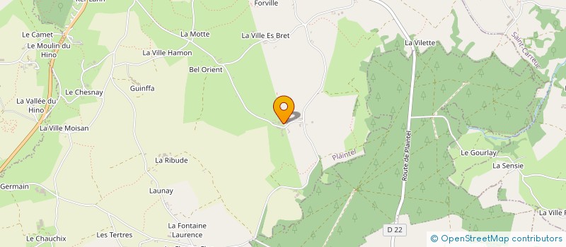 localisation de l'entreprise MONSIEUR ALAIN MORIN  PLAINTEL