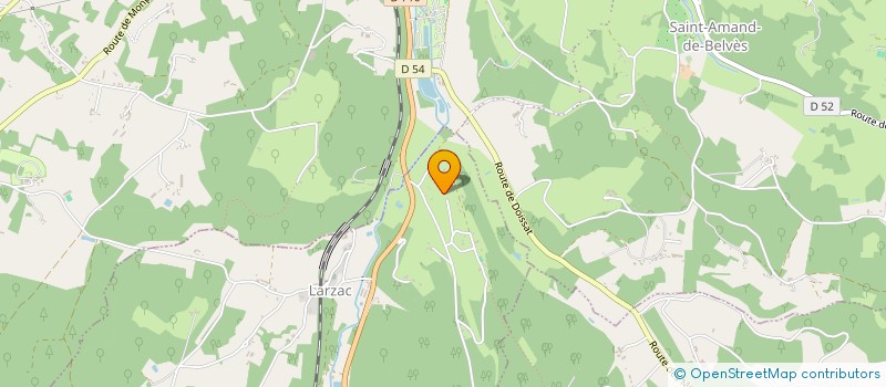 localisation de l'entreprise MONSIEUR ALAIN MORINAUD  PAYS DE BELVES