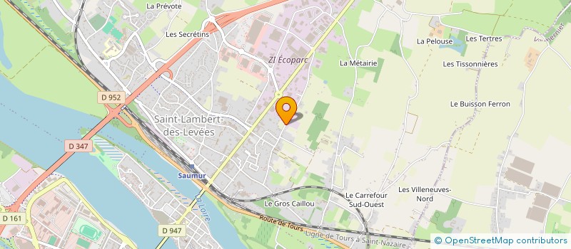 localisation de l'entreprise MONSIEUR ALAIN MORISSEAU à SAUMUR