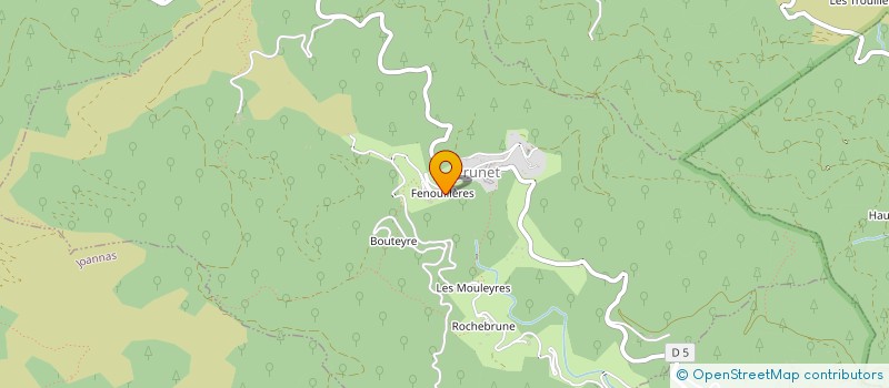 localisation de l'entreprise MONSIEUR ALAIN MORTREUX  PRUNET