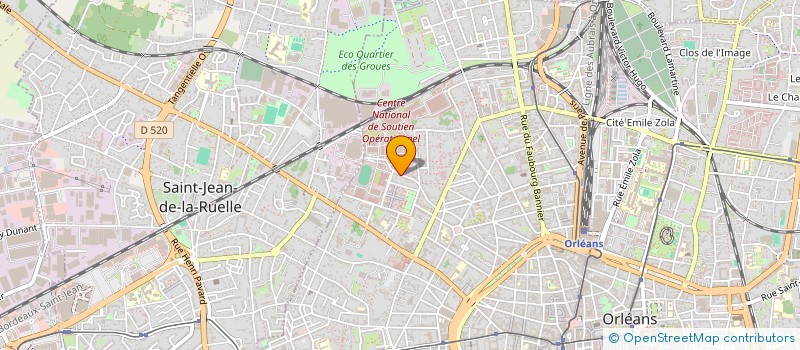 localisation de l'entreprise MONSIEUR ALAIN MOSNIER à ORLEANS