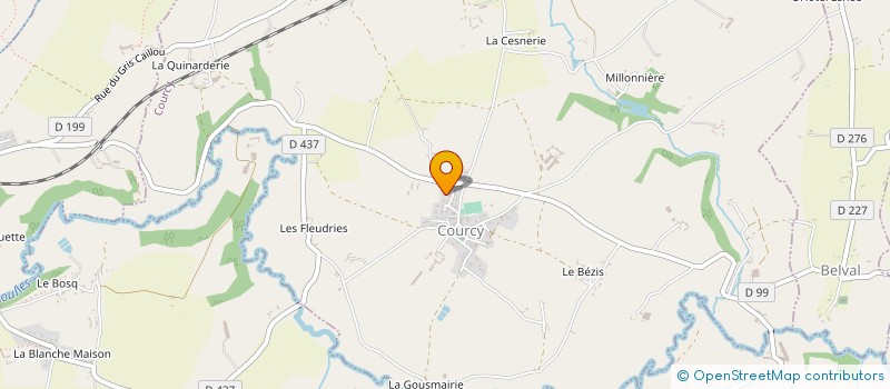 localisation de l'entreprise MONSIEUR ALAIN MOUCHEL-VALLON  COURCY