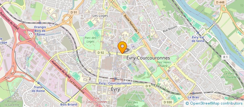 localisation de l'entreprise MONSIEUR ALAIN MOUCQUOT à EVRY-COURCOURONNES