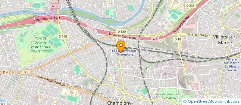 localisation de l'entreprise MONSIEUR ALAIN MOUGINOT à CHAMPIGNY-SUR-MARNE