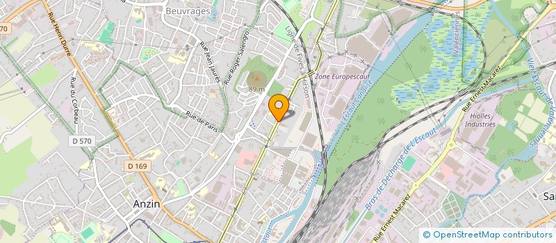 localisation de l'entreprise MONSIEUR ALAIN MOUNIER  ANZIN