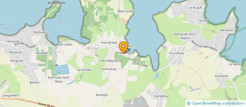 localisation de l'entreprise MONSIEUR ALAIN MOUSSARD  SARZEAU