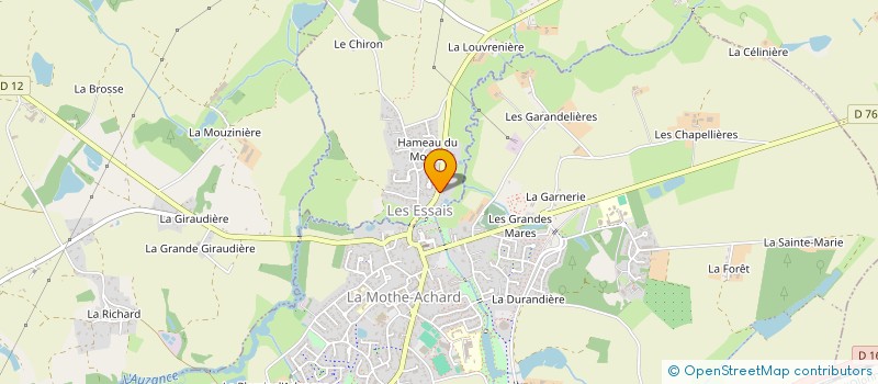 localisation de l'entreprise MONSIEUR ALAIN MOUSSEAU  SAINT-GEORGES-DE-POINTINDOUX