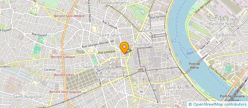 localisation de l'entreprise MONSIEUR ALAIN MOUSSU  BORDEAUX