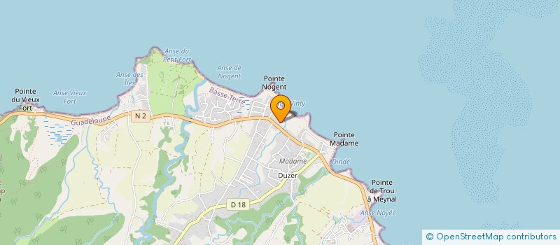 localisation de l'entreprise MONSIEUR ALAIN MOUTAMA  SAINTE-ROSE