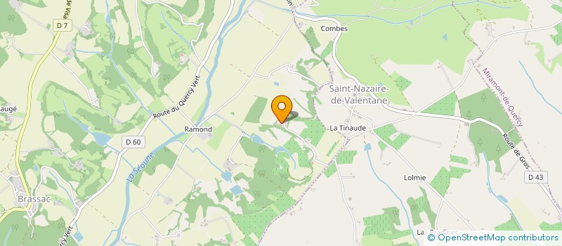 localisation de l'entreprise MONSIEUR ALAIN MOUYSSET à BRASSAC