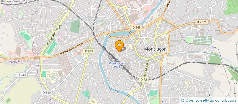 localisation de l'entreprise MONSIEUR ALAIN MOVSISSIAN à MONTLUCON