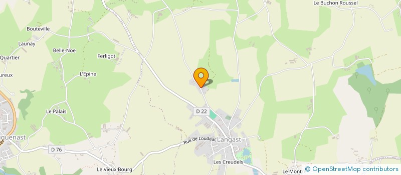 localisation de l'entreprise MONSIEUR ALAIN MOY  PLOUGUENAST-LANGAST