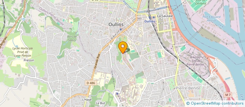 localisation de l'entreprise MONSIEUR ALAIN MOYRET  OULLINS-PIERRE-BENITE