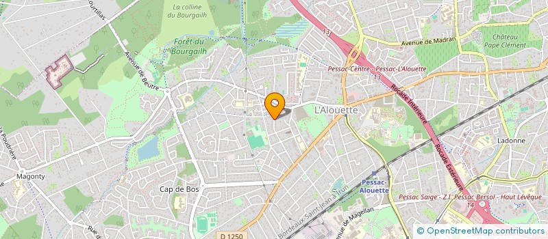 localisation de l'entreprise MONSIEUR ALAIN MOZAS à PESSAC