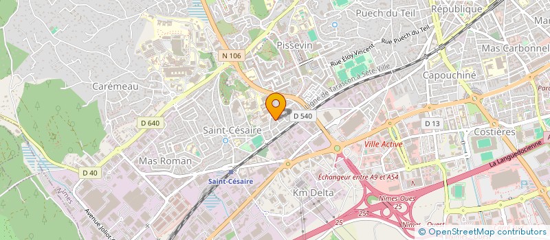 localisation de l'entreprise MONSIEUR ALAIN MUELLER  NIMES