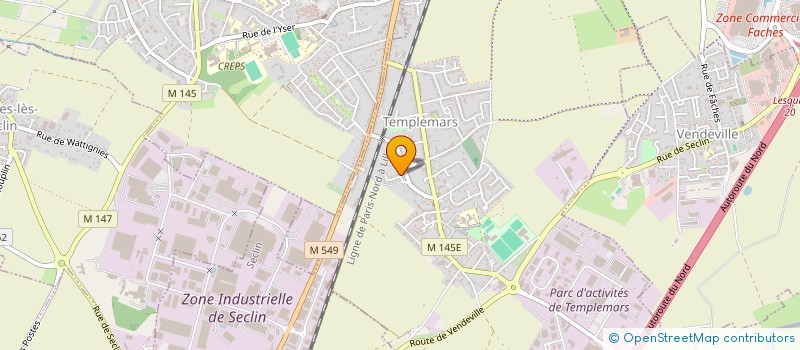 localisation de l'entreprise MONSIEUR ALAIN MULIER  TEMPLEMARS