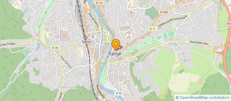 localisation de l'entreprise MONSIEUR ALAIN MULLER à EPINAL