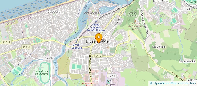 localisation de l'entreprise MONSIEUR ALAIN MULLER  DIVES-SUR-MER